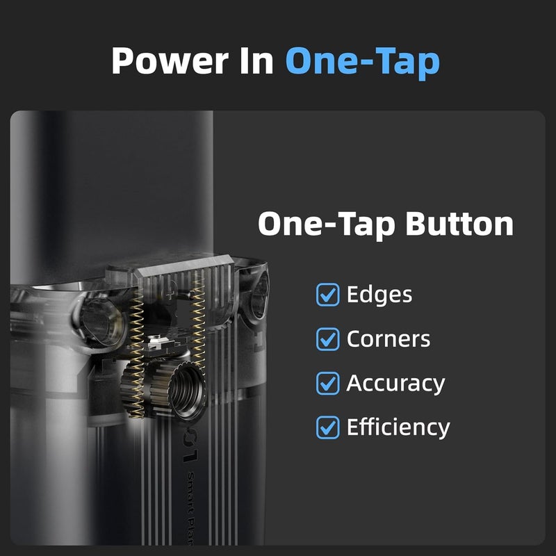 HOZO M-Cube Laser Measuring Tool Adaptor, 01 Smart Planner - Features 360° Joystick for Capturing Floorplans from Any Angle, One-Tap Button for Precise Edge and Corner Measurements - Image 4